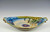 Handmade Pottery Oval Server w Handles, 12" x 9", Green / Blue Glaze