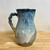 Handmade Pitcher 8" with Braided Handle in Carolina Sky Glaze, 56 oz