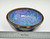 Handmade Pottery Bowl in Blue and Tenmoku - size