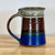 Handmade Pottery Tankard Mug - Storm Glaze 20 oz