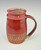 Handmade Red Chatter Mug 14 oz