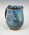 Handmade Pottery Mug with a Saying - Blue with Sun & Moon 14 oz -1