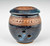 Handmade Artisan Stoneware Blue Garlic Holder
