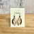 Natural Birchbark Hematite Earring Classic Collection