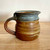 Handmade Pottery Rounded  Mug - Oasis Glaze 12-14 oz