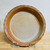 Handmade Stoneware Pie Plate in a Cream and Rust Glaze