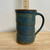 Handmade Pottery Tall Mug - Deep Blue