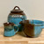 Ocean Tide 16 oz. Mug Blue/Green/Brown Glaze