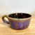  Handmade Chili/Soup Bowl with Handle Lavender & Brown