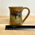  Handmade Stoneware Mug 4.75" high x 3.5" wide in Misty River Glaze 12 oz
