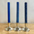 Beeswax Honeycomb Taper Candle  - Blue Beeswax Honeycomb Taper Candle  - Blue