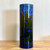 Crystalline Handmade  Cylinder Vase Royal 12" Tall Beautiful!