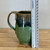 Handmade Pottery Mug Pacific Coast Green and Brown