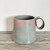 Handmade White Porcelain Mug Rainbow