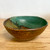  Handmade Pottery Squared 8" Bowl with Green and Copper Glaze