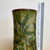   Handmade Pottery Vase with Botanical Flower Imagery 11"