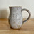 Handmade Mug 16 oz in White with Brown Speckles  Glaze