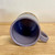 Handmade Pottery Lavender "Breathe" Mug 14 oz