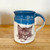  Handmade Mug with Kitten face on both sides. Adorable!