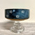 Handmade Sturdy Dog Bowl with Paw Prints. SM Adorable! Blue