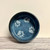 Handmade Sturdy Dog Bowl with Paw Prints. SM Adorable! Blue