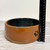  Handmade Sturdy Dog Bowl with Paw Prints. SM Adorable! Green and Rust