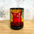 Hand Painted Cranky Cat Mug-Red Crazy Cat