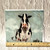  Hand Painted Canvas Whimsical Fanciful Cow