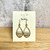 Tessoro Etruscan Collection Natural Birch Gold Filled Earrings