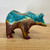 Handmade Pottery Bear Planter-Adorable!