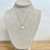 Handmade Gold Mother of Pearl Disc Necklace