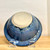 Handmade Wedding  Bowl Dusty Blue Glaze "Love is Patient"