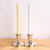  Handmade Beeswax Honeycomb Taper Candle Ivory