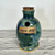 Handcrafted Pottery M&M Candy Jar – Caribbean Glaze