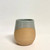  Handmade Pottery Round Bottom Mug in Blue