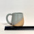  Handmade Pottery Round Bottom Mug in Blue