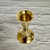 Elegant Brass Candlesticks 3.25" Set of Two