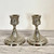  Elegant Ornate Nickel Taper Holder-Sold in pairs