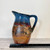  Handmade Pottery Desert Blue Wild Horses Pitcher-Small Chip