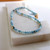 Handmade Aquamarine Gemstone Strand in Sterling Silver