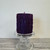  Handmade Beeswax European Drip Pillar Candle in Purple-Beautiful! 3x4