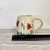  Handmade Pottery  Poppy Classis Mug 12 oz