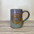  Handmade Pottery  Blended Spiral Mug-Lavender and Blue
