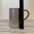  Handmade Pottery  Blended Spiral Mug-Lavender and Blue