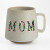 Handmade Stoneware Celebrate Mom Floral Mug
