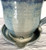 Handmade Stoneware Cooker Microwave Bacon Mug - French Blue