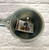 Handmade Stoneware Cooker Microwave Bacon Mug - French Blue
