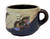 Handmade Mara Stoneware Blue Butterfly Soup Mug