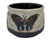 Handmade Mara Stoneware Blue Butterfly Soup Mug