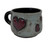 Handmade Mara Stonemade Etched & Glazed Heart Mug or Soup Bowl